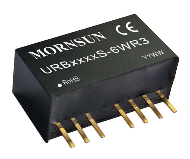 Dc-dc converter dip i=24v o=9v 2w urb2409s-6wr3 *a*