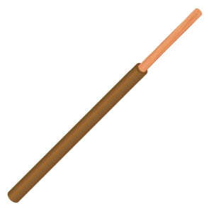 Wire m/s csa=1.5 o=3.2 brown - 10m/roll gnfc1.5f01eseegci