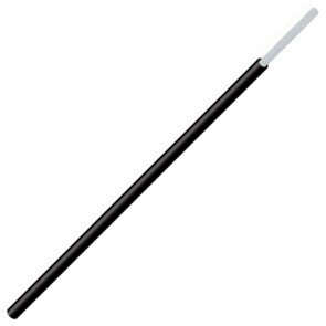 Silicone wire m/s csa=6.0 od=4.5 black - debulk sw06.0bk