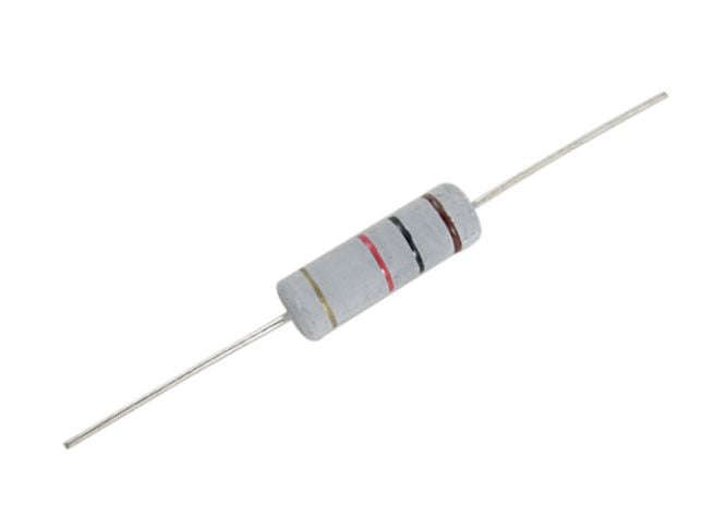 Resistor 1w round w/w 5% 3e3 wr100s-3e3-j bulk