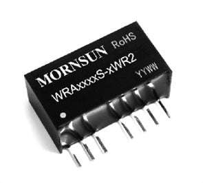 Dc-dc converter dip i=24 o=5 0a2 1w wra2405s-1wr2