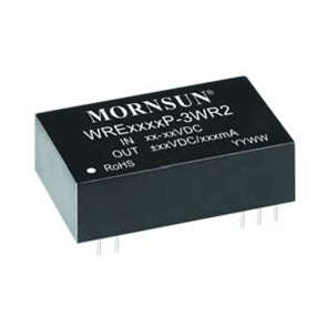 Dc-dc converter dip i=48 o=+/-12 3w wre4812p-3wr2