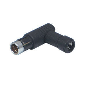 Plug 2way right angle blk wso102a051-140+