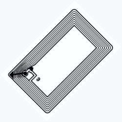 Invengo transit, slix, paper face tag / label xctf-3007-c38-fpi *d*