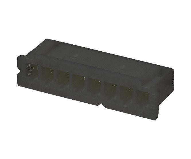 Connector housing socket 8w p=2.5mm xhp-8-bk