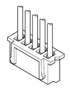 Housing socket 3w 2.5 xhp-3 xhp-3