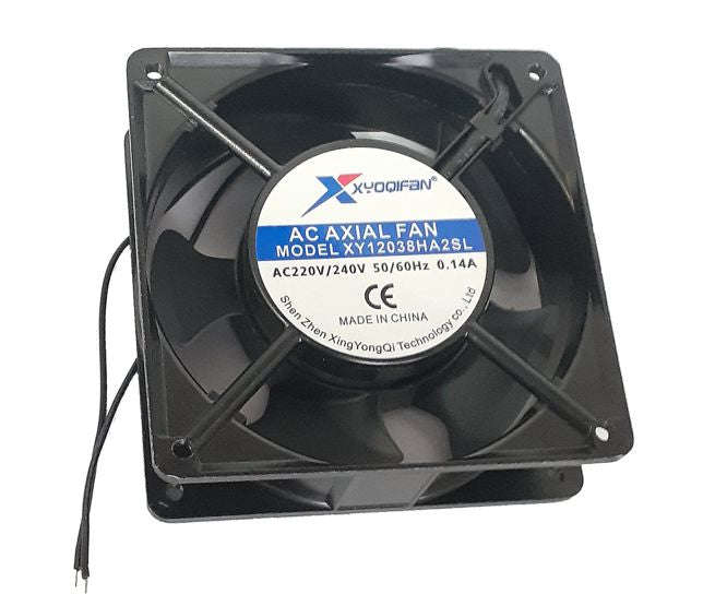 220v axial cooling fan 120sqx38mm bal 87cfm leads xy12038ha2bl