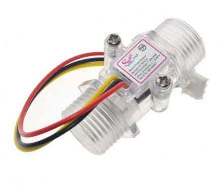 Fluids / liquids flow sensor 5-15vdc 15ma yf-s201c