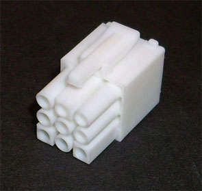 Housing fem 09w squ lock 4.5mm pitch yy9c09