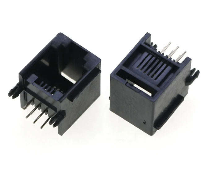 Mod socket rj12 pcb r/a 6p/6c 6-contact z240eg2-66