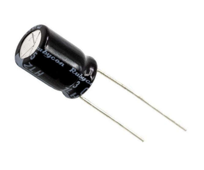 Electrolytic capacitor radial 820uf 6.3v ht zlh 8x11.5 p=3.5 6.3zlh820m 8x11.5