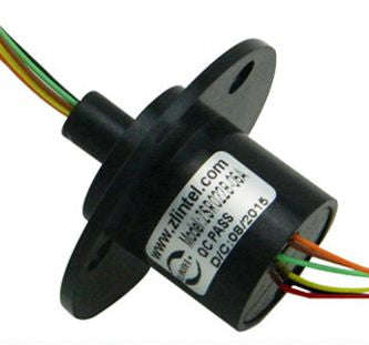 360-deg 6-pole 2a slip ring zsr022b-06a