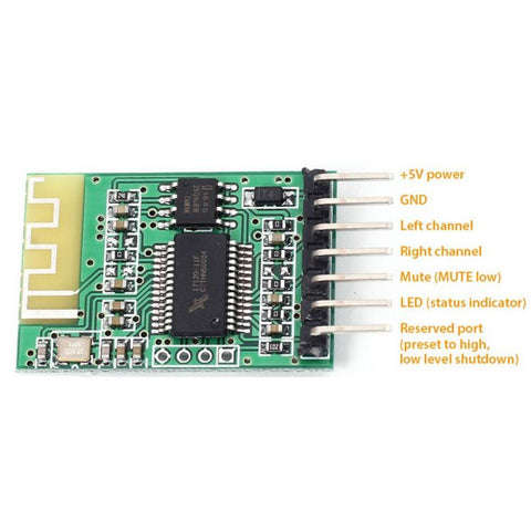 Bluetooth audio receiver module (stereo and mono) 5V