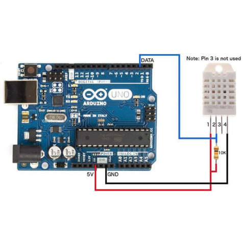 DHT22 temperature and humidity sensor module - high precision