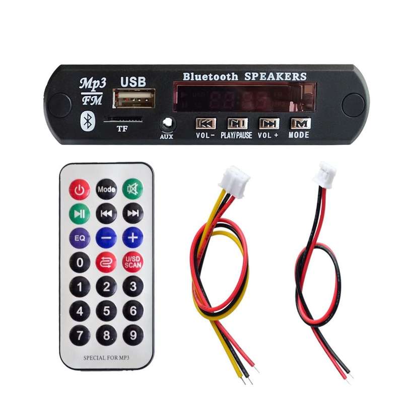 Bluetooth MP3 Decoding with SD, USB and FM