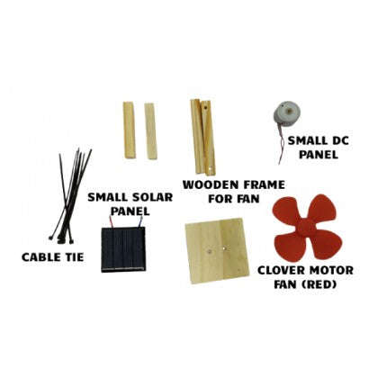 DIY Solar Panel Fan Parts