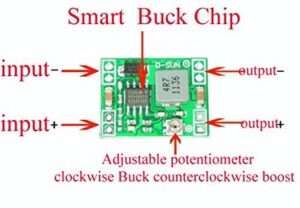 Adjustable 3A DC power module