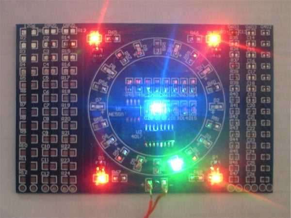 Rotating Ring and Flashing LED SMD Practice Kit