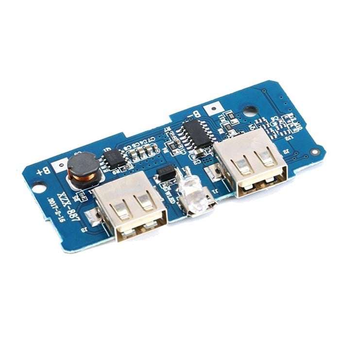 DIY 3.7v to 5V 2A power bank module
