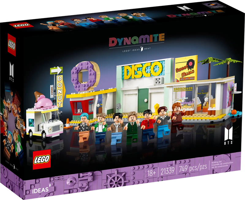 LEGO® Ideas BTS Dynamite (21339) music video set