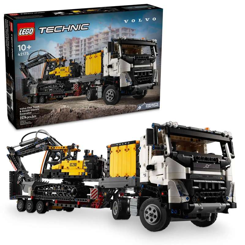 LEGO® Technic Volvo FMX Truck &amp; EC230 Electric Excavator (42175)