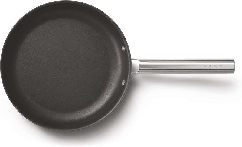 Smeg All Hobs Non-Stick Frying Pan, 28 cm Diameter, Black