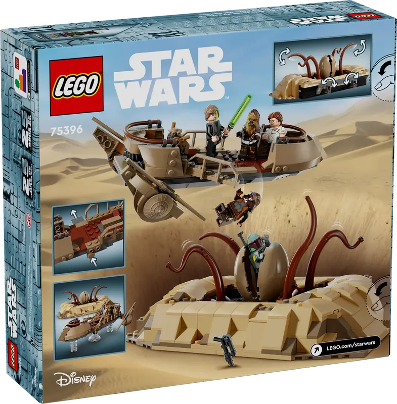 LEGO® Star Wars Desert Skiff & Sarlacc Pit toy vehicle playset (75396)