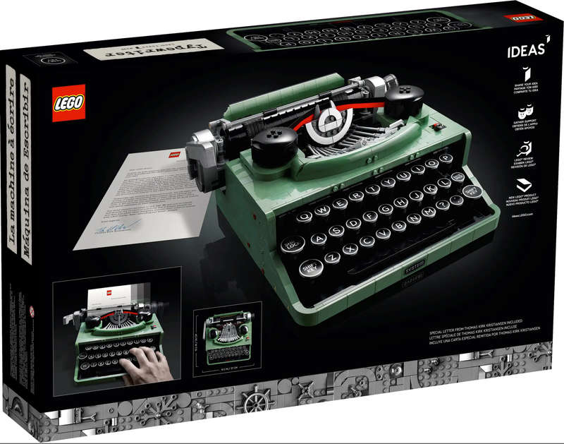 LEGO Ideas  21327 typewriter