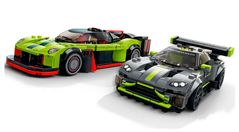 LEGO 76910 Speed Champions Aston Martin Valkyrie AMR Pro and Aston Martin Vantage GT3
