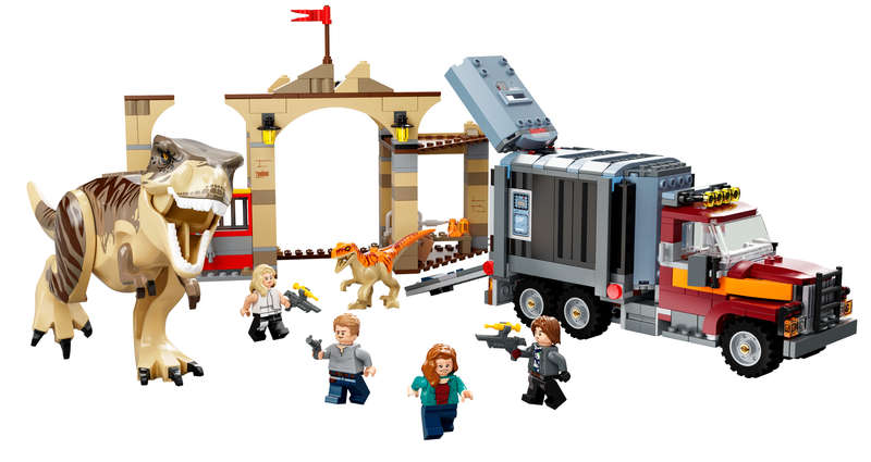 LEGO 76948 Jurassic World T. rex & Atrociraptor Dinosaur Breakout