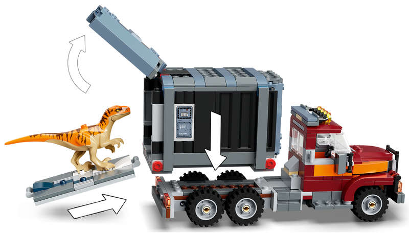 LEGO 76948 Jurassic World T. rex & Atrociraptor Dinosaur Breakout