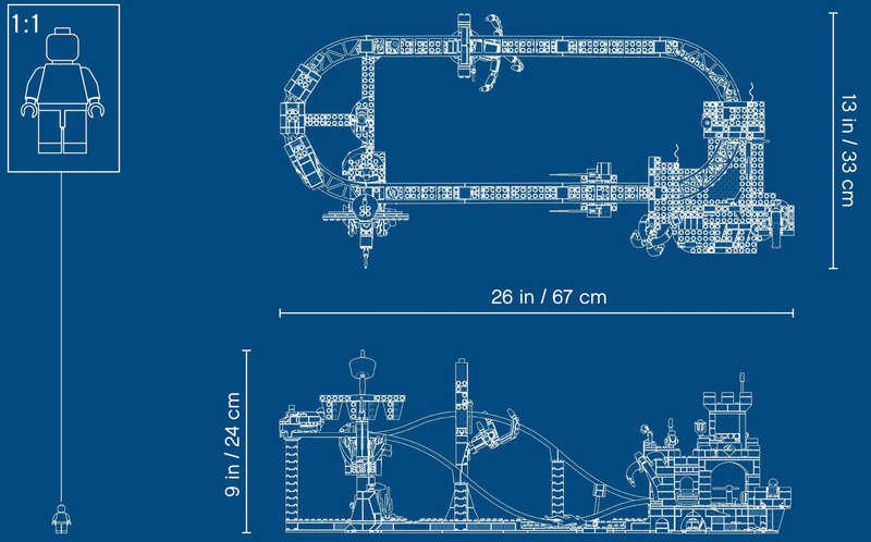 LEGO Creator 3-in-1 31084 Pirate Roller Coaster