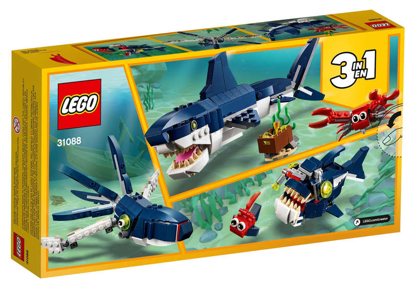 LEGO Creator 3-in-1 31088 Deep Sea Creatures