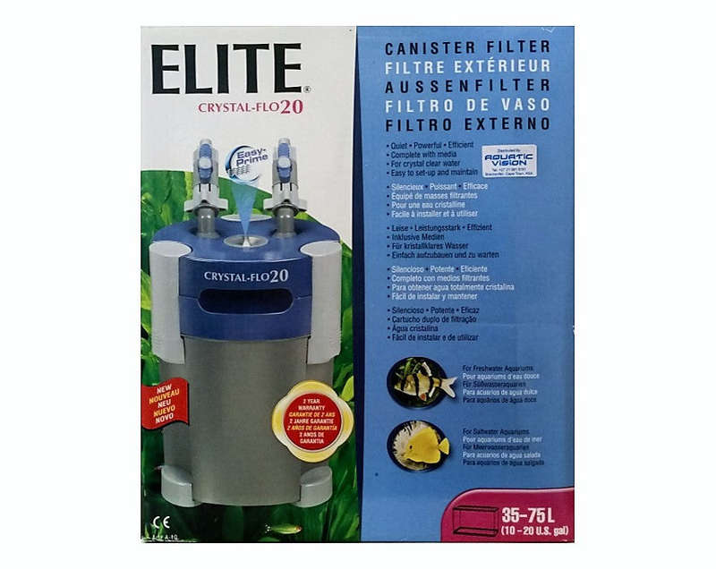 Elite Crystal-Flo 20 Canister Filter