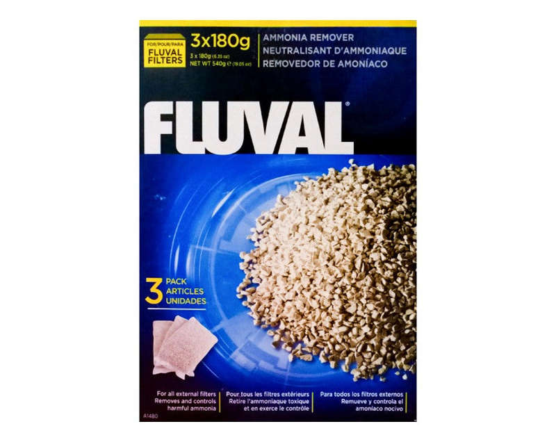 Fluval Ammonia Remover 3 x 180g (A-1480)