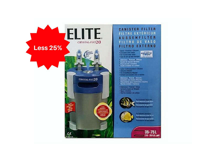 Elite Crystal-Flo 20 Canister Filter