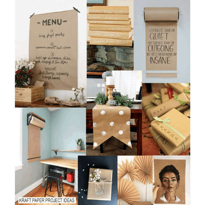 10 Meter Brown Paper Kraft Roll