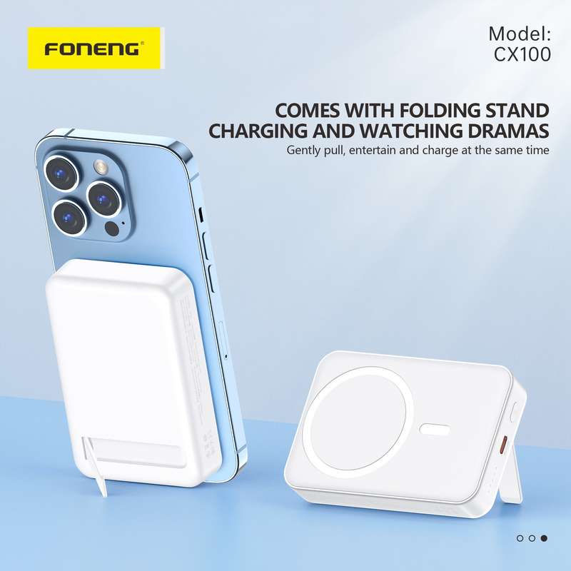 10000MAH MAGNETIC WIRELESS POWER BANK (15W)