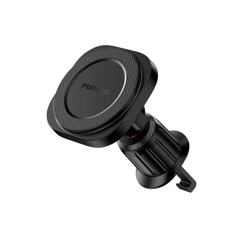 Magnetic car phone holder