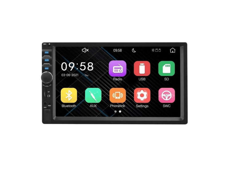 Paramount 7 Touchscreen  FM/BT/USB/SWC Receiver - ZXN003BT