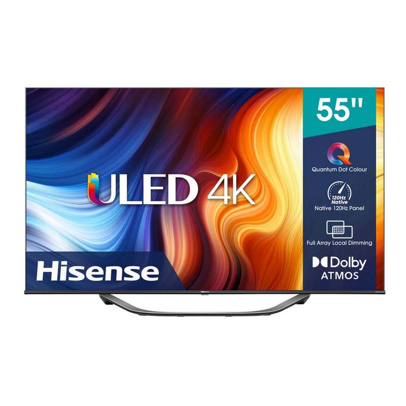 Hisense 55  55U7H 4K Quantum ULED TV - Brand New Damaged Packaging
