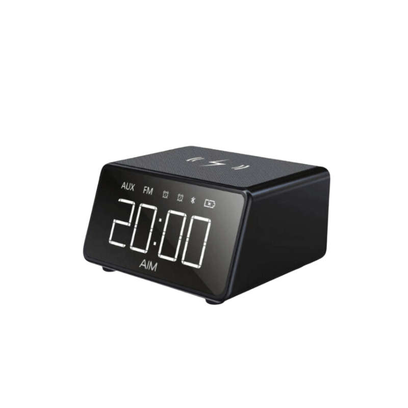 AIM Alarm Clock Radio Wireless Charge - CR1009 - Grade A Certified Pre-Owned
