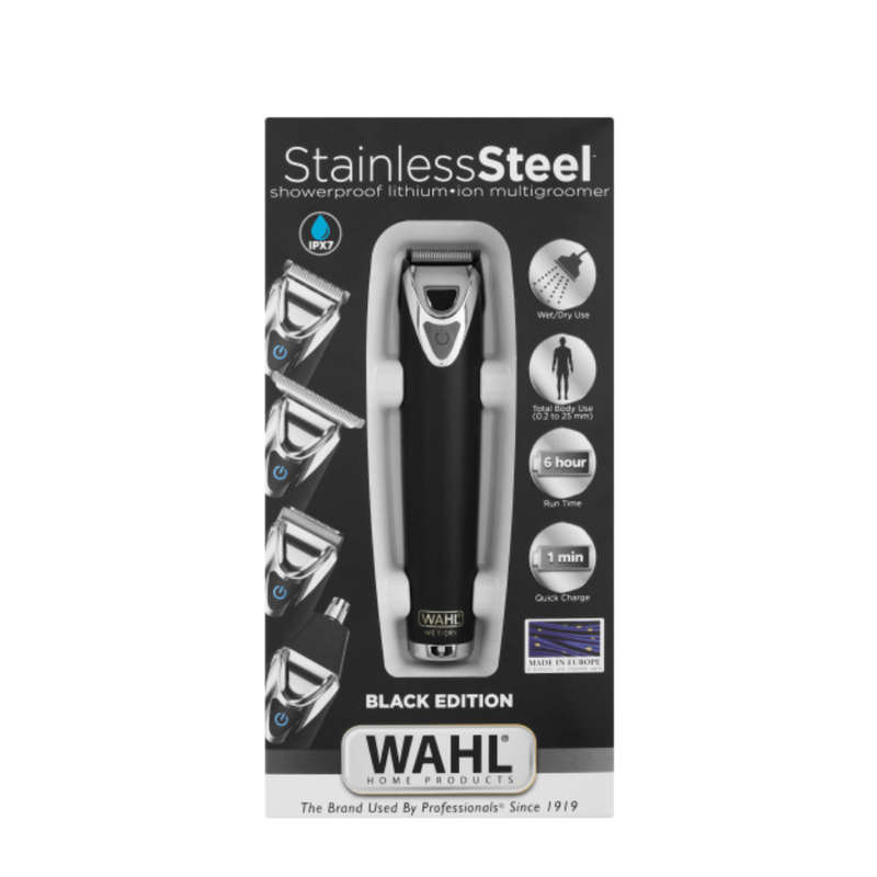WAHL Stainless Steel Showerproof Lithium Ion 24 Piece Multigroomer - WSS2L 1081 0461 - Brand New ...
