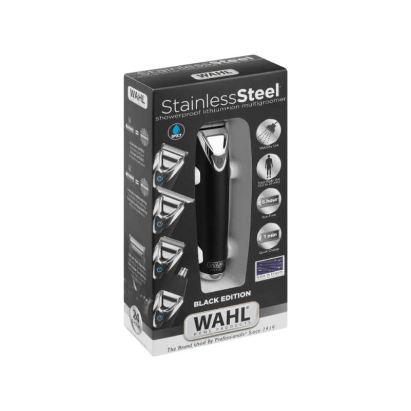 WAHL Stainless Steel Showerproof Lithium Ion 24 Piece Multigroomer - WSS2L 1081 0461 - Brand New ...