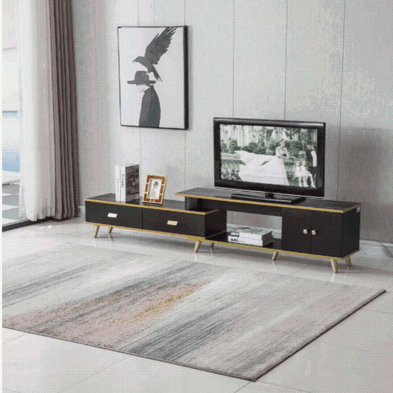 White/Black Bone Gold Adjustable Plasma TV Stand -TV-302 - White