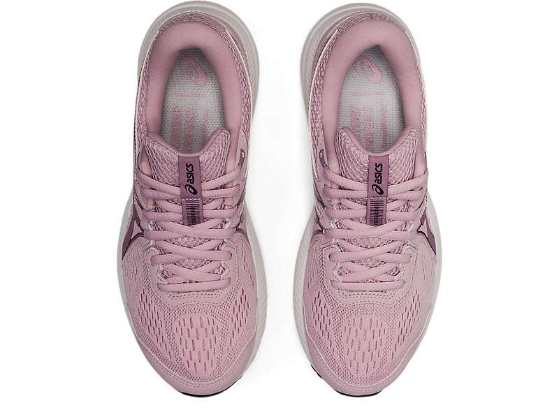 ASICS GEL-CONTEND 7 WOMENS ROAD RUNNING SHOE (BARELY ROSE) UK 5