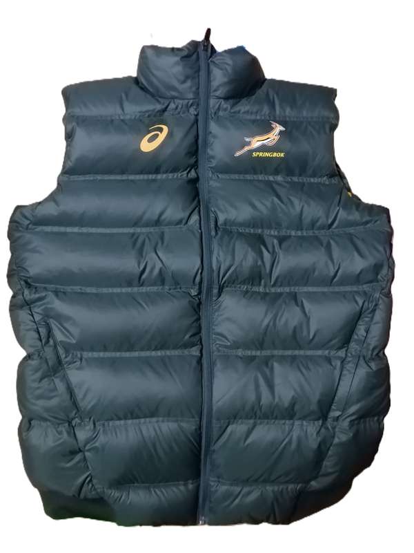 ASICS MENS SPRINGBOKS SLEEVELESS JACKET