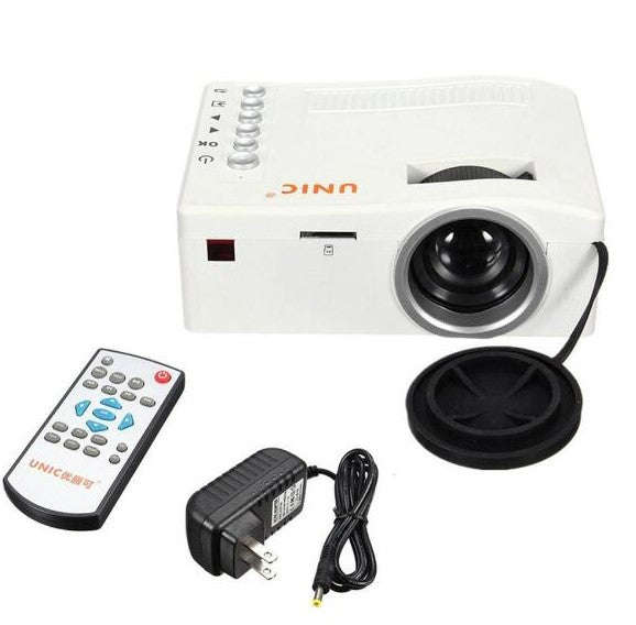 UNIC 18 LED Mini Portable 400 Lumen Projector Full HD 1080P