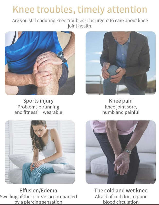 Knee Massager with Heat and Kneading for Pain Relief Rechargeable LED Display