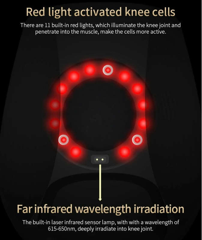 Knee Massager with Heat and Kneading for Pain Relief Rechargeable LED Display